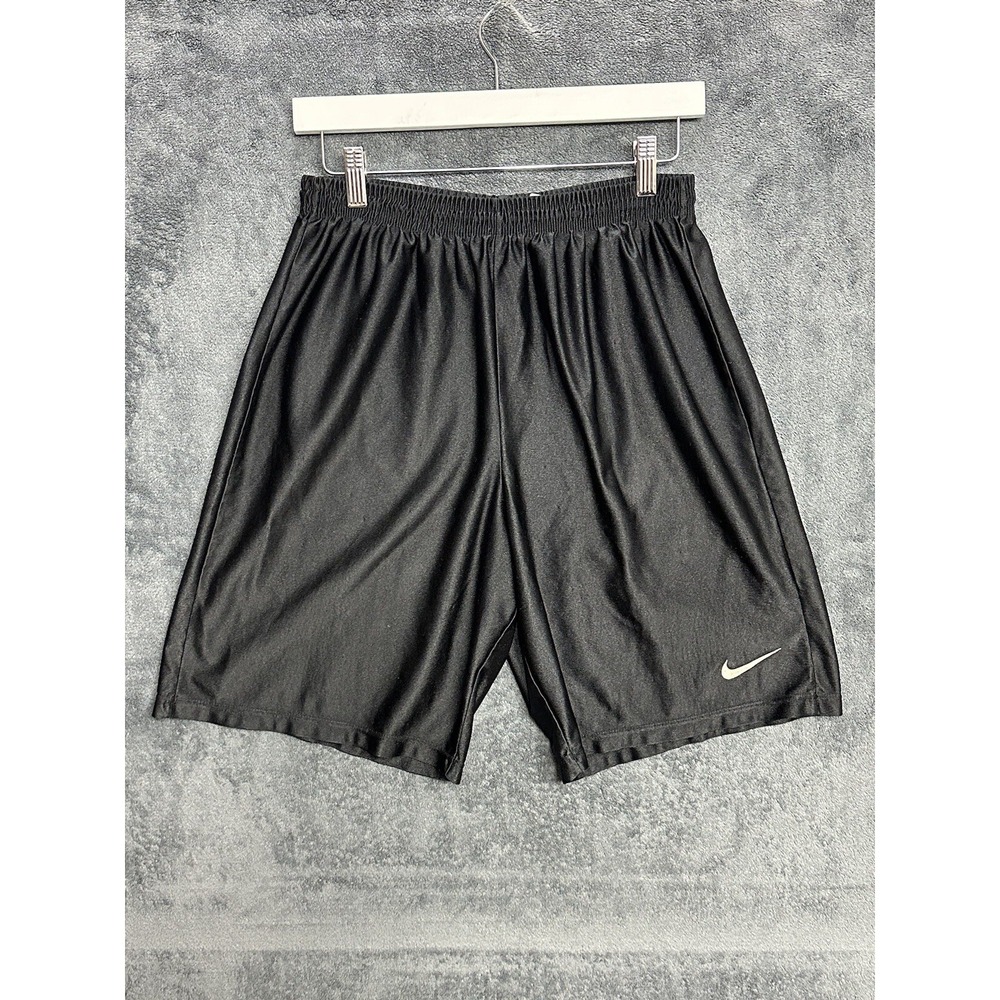 Vintage Nike White Tag Gym Shorts Black Size Medium Nike Team Sports Made in USA